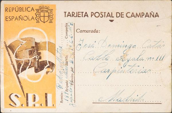 758 | Guerra Civil. Tarjeta Postal Republicana