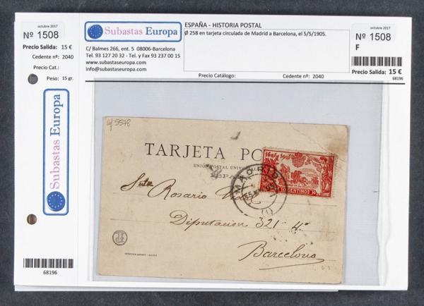 13 | Lotes y Colecciones.España. Historia Postal