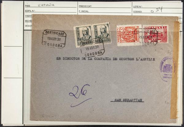 17 | Lotes y Colecciones.España. Historia Postal