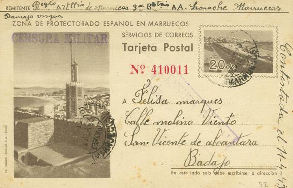 1485 | Spanish Marocco. Postal Stationery