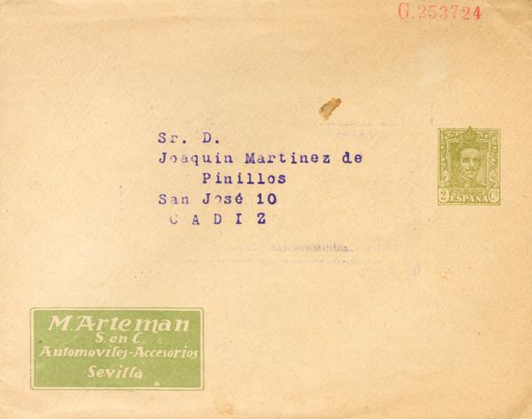 914 | Postal Stationery. Private Postal Stationery