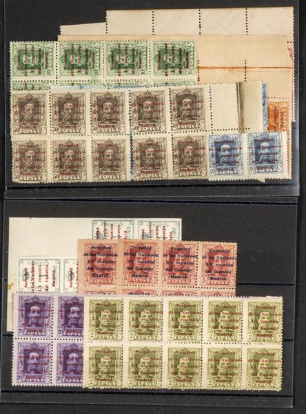 34 | Spanish Collection. Sets and stamps stock