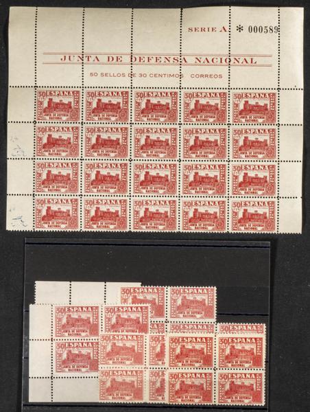 44 | Spanish Collection. Sets and stamps stock