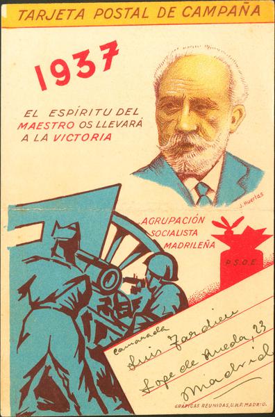 1368 | Guerra Civil. Tarjeta Postal Republicana