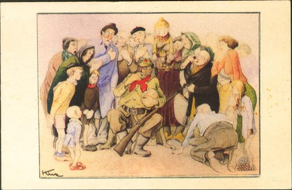 1386 | Civil War. Nationalist Postcard