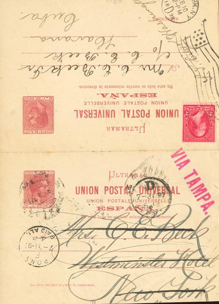 1769 | Cuba. Entero Postal