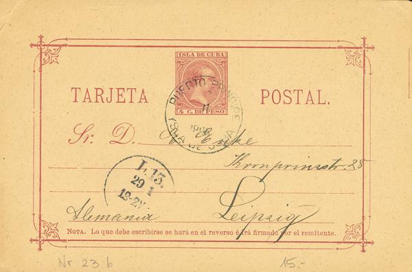 1770 | Cuba. Postal Stationery