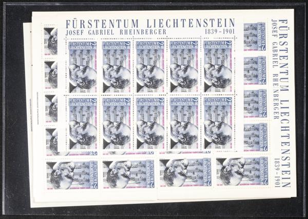 1046 | Liechtenstein. Stock de Series y Sellos