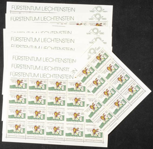 1056 | Liechtenstein. Sets and stamps stock