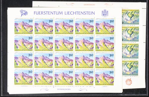 1061 | Liechtenstein. Stock de Series y Sellos