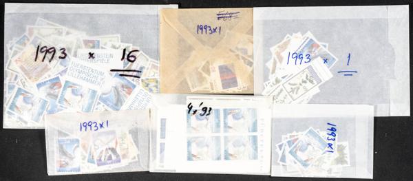 1065 | Liechtenstein. Sets and stamps stock