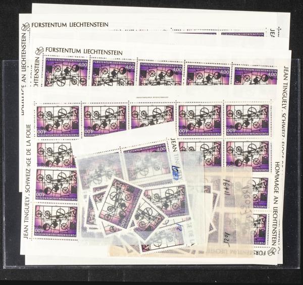 1073 | Liechtenstein. Sets and stamps stock