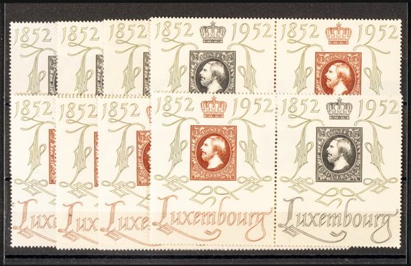 1109 | Luxemburgo. Stock de Series y Sellos