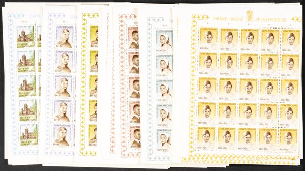 1150 | Luxembourg. Sets and stamps stock