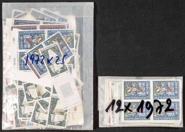 1158 | Luxembourg. Sets and stamps stock