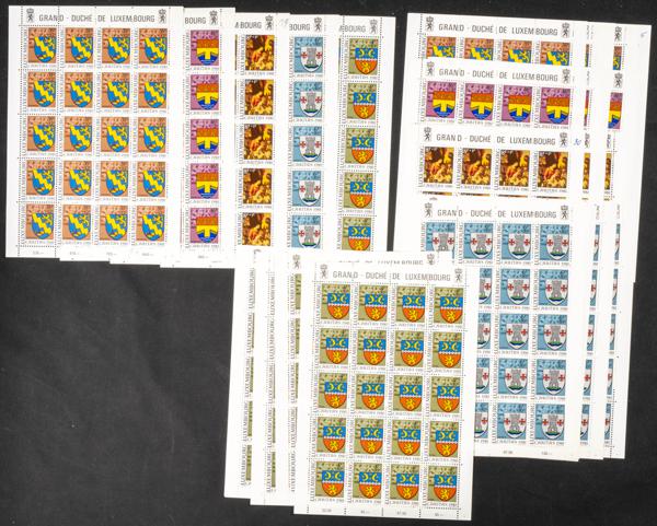 1179 | Luxembourg. Sets and stamps stock