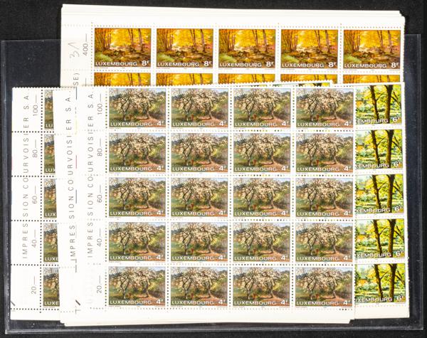 1181 | Luxembourg. Sets and stamps stock