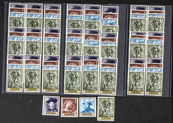 127 | Spanish Collection. Sets and stamps stock