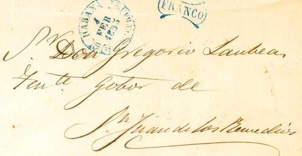 1334 | Cuba. Prephilately