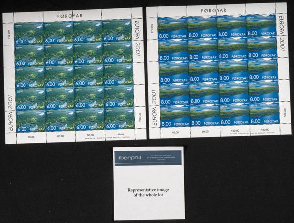 574 | Denmark Faroe. Sets and stamps stock