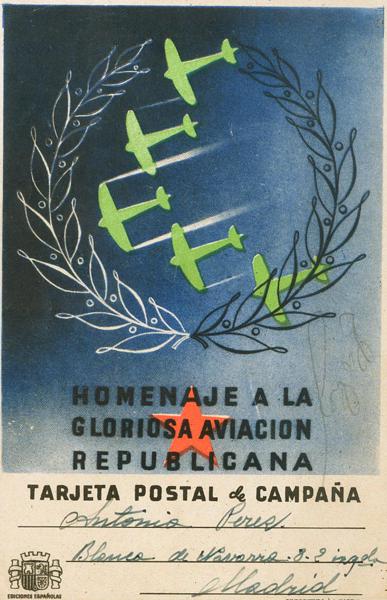 878 | Guerra Civil. Tarjeta Postal Republicana