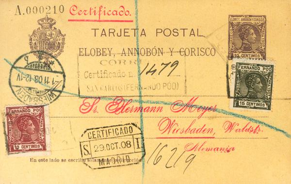 1116 | Fernando Poo. Postal Stationery