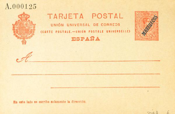1181 | Spanish Marocco. Postal Stationery