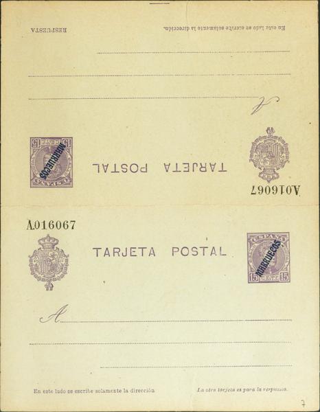 1183 | Spanish Marocco. Postal Stationery