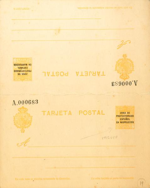 1188 | Spanish Marocco. Postal Stationery