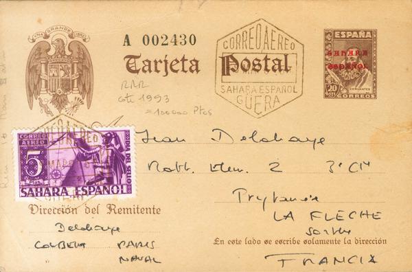 1262 | Sahara. Postal Stationery