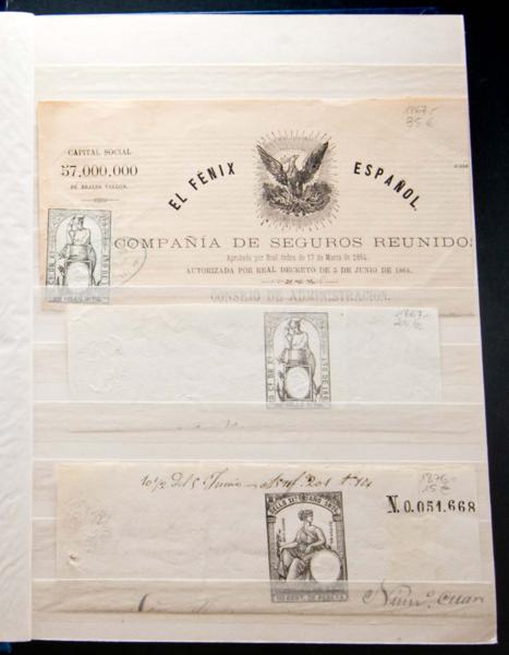 426 | Spanish Collection Various. Postal Fiscal Stamp