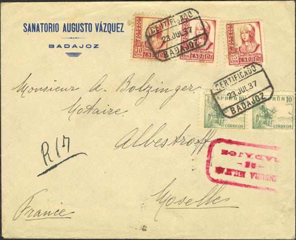 0000010609 - Spain. Spanish State Registered Mail