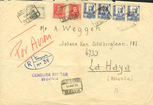 0000010829 - Spain. Spanish State Registered Mail