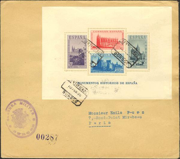 0000010838 - Spain. Spanish State Registered Mail