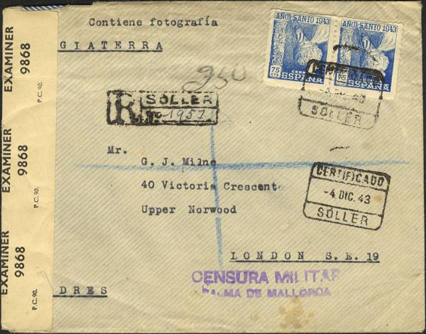 0000012664 - Spain. Spanish State Registered Mail