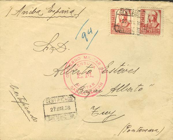 0000012698 - Spain. Spanish State Registered Mail