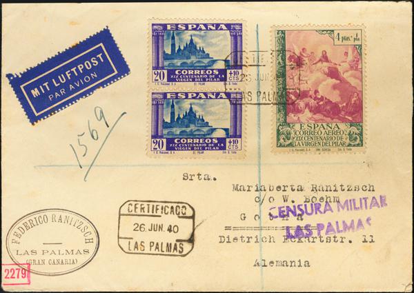 0000065220 - Spain. Spanish State Registered Mail