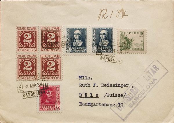 0000072254 - Spain. Spanish State Registered Mail