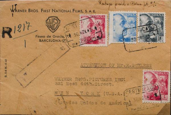 0000074542 - Spain. Spanish State Registered Mail