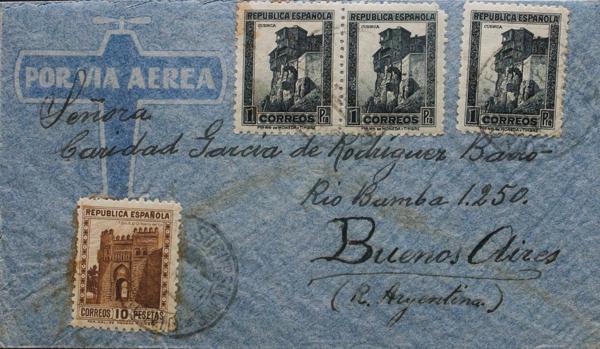 0000074587 - Spain. Spanish Republic Airmail