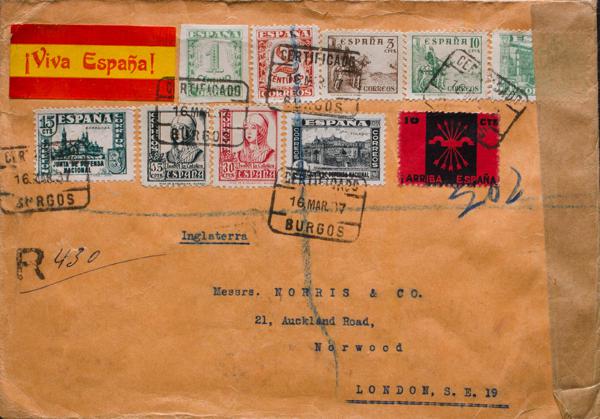 0000074771 - Spain. Spanish State Registered Mail