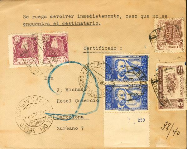 0000112677 - Spain. Spanish State Registered Mail