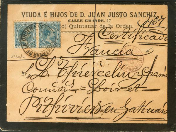 0000114175 - España. Alfonso XIII Correo Certificado