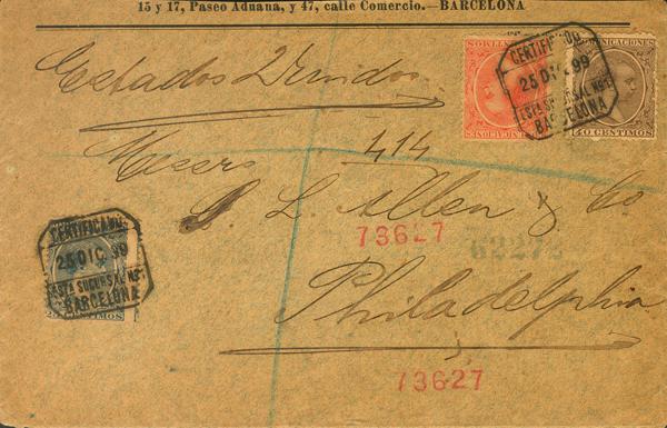 0000114250 - España. Alfonso XIII Correo Certificado