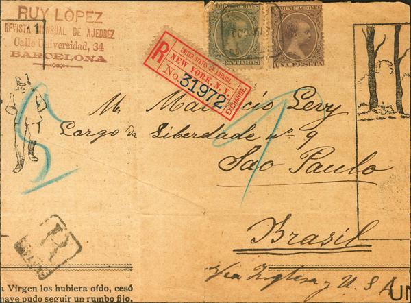 0000114283 - España. Alfonso XIII Correo Certificado