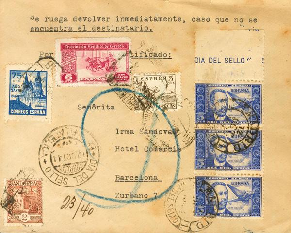 0000115344 - Spain. Spanish State Registered Mail