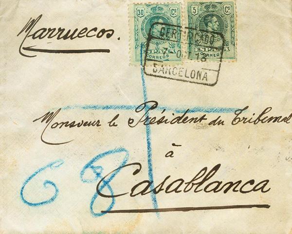 0000115565 - España. Alfonso XIII Correo Certificado