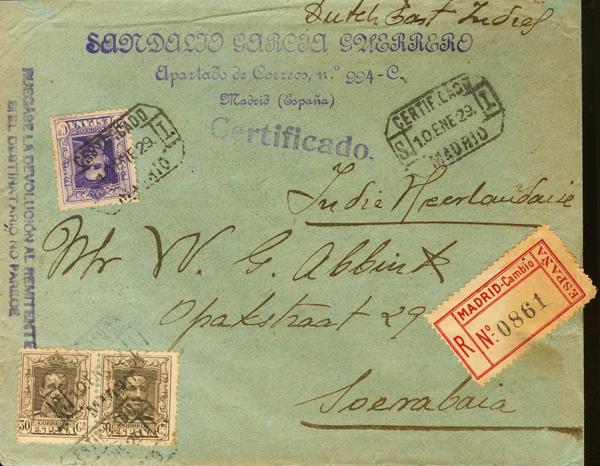 0000115577 - España. Alfonso XIII Correo Certificado