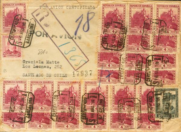 0000115617 - Spain. Spanish Republic Registered Mail