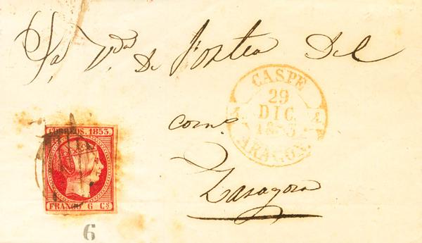 0000115999 - Aragon. Postal History